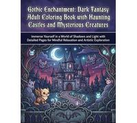 Gothic Enchantment: Dark Fantasy Adult Coloring Book with Haunting Castles and Mysterious Creatures: Intricate Illustrations for Creative Escape and Relaxation in Ethereal Landscapes