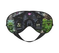 Gothic Fairy Garden02 Masque de sommeil pour les yeux bloquant parfaitement la lumière pour homme et femme, doux et confortable pour les voyages