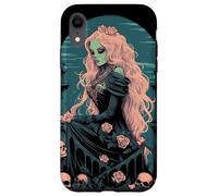 Gothic Girl Pastel Goth Wiccan Pagan Anime Nu Goth Grunge Coque pour iPhone XR
