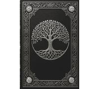 Gothic Grimoire - Yggdrasil, the World Tree: This grimoire is 6x9 of black leather looking elegance with the Norse World Tree, the center of their ... Celtic charm and design! Old world charm NOW!