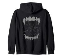Gothic Grunge Vampire Fangs Vintage Halloween Graphic Sweat à Capuche