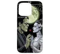 Gothic Monster Lovers Horror Bride Halloween Romance Coque pour iPhone 15 Pro Max