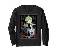 Gothic Monster Lovers Horror Mariée Halloween Romantique Manche Longue