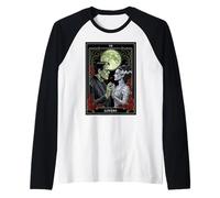 Gothic Monster Lovers Horror Mariée Halloween Romantique Manche Raglan