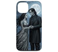 Gothic Moon Monster Lovers Horror Bride Halloween Romance Coque pour iPhone 13