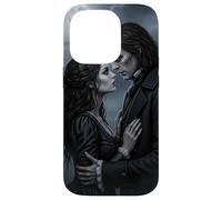 Gothic Moon Monster Lovers Horror Bride Halloween Romance Coque pour iPhone 14 Pro