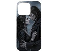 Gothic Moon Monster Lovers Horror Bride Halloween Romance Coque pour iPhone 15 Pro Max