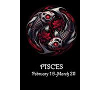 GOTHIC PISCES ASTROLOGY HOROSCOPE STAR SIGN NOTEBOOK, JOURNAL IDEAS BOOK