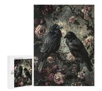 Gothic Raven Wall Art Print Puzzle 1000 Pièces Educa Jouet en Bois Cadeau Unique Décoration Intérieure Jeu Éducatif Challenge Toy Adultes Et Enfants À Partir De 14 Ans 500 PCS