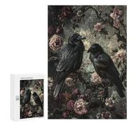 Gothic Raven Wall Art Print Puzzle 1000 Pièces Educa Jouet en Bois Cadeau Unique Décoration Intérieure Jeu Éducatif Challenge Toy Adultes Et Enfants À Partir De 14 Ans 300 PCS