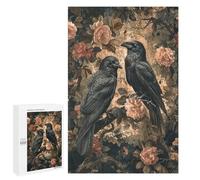 Gothic Raven Wall Mural-1 Puzzle 1000 Pièces Educa Jouet en Bois Cadeau Unique Décoration Intérieure Jeu Éducatif Challenge Toy Adultes Et Enfants À Partir De 14 Ans 1000 PCS