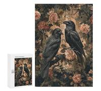 Gothic Raven Wall Mural-1 Puzzle 1000 Pièces Educa Jouet en Bois Cadeau Unique Décoration Intérieure Jeu Éducatif Challenge Toy Adultes Et Enfants À Partir De 14 Ans 300 PCS
