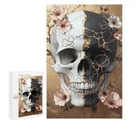 Gothic Skull Art Print-1 Puzzle 1000 Pièces Educa Jouet en Bois Cadeau Unique Décoration Intérieure Jeu Éducatif Challenge Toy Adultes Et Enfants À Partir De 14 Ans 1000 PCS