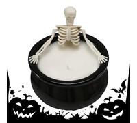 Gothic Skull Candle - Décoration effrayante d'halloween, Ornement d'automne Effrayant, Figurine de Bougie Premium, décoration saisonnière | Affichage des Bougies d'halloween hantée, Parfaite po