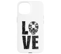 Gothic Skull, collectionneur de disques Old School, I Love Vinyl Coque pour iPhone 15