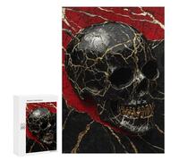 Gothic Skull Decorative Wall Art Puzzle 1000 Pièces Educa Jouet en Bois Cadeau Unique Décoration Intérieure Jeu Éducatif Challenge Toy Adultes Et Enfants À Partir De 14 Ans 300 PCS