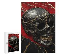 Gothic Skull Decorative Wall Art Puzzle 1000 Pièces Educa Jouet en Bois Cadeau Unique Décoration Intérieure Jeu Éducatif Challenge Toy Adultes Et Enfants À Partir De 14 Ans 1000 PCS