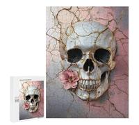 Gothic Skull Wall Art Decor-1 Puzzle 1000 Pièces Educa Jouet en Bois Cadeau Unique Décoration Intérieure Jeu Éducatif Challenge Toy Adultes Et Enfants À Partir De 14 Ans 500 PCS