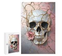 Gothic Skull Wall Art Decor-1 Puzzle 1000 Pièces Educa Jouet en Bois Cadeau Unique Décoration Intérieure Jeu Éducatif Challenge Toy Adultes Et Enfants À Partir De 14 Ans 1000 PCS