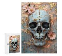 Gothic Skull Wall Art Decor-3 Puzzle 1000 Pièces Educa Jouet en Bois Cadeau Unique Décoration Intérieure Jeu Éducatif Challenge Toy Adultes Et Enfants À Partir De 14 Ans 300 PCS