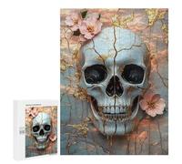 Gothic Skull Wall Art Decor-3 Puzzle 1000 Pièces Educa Jouet en Bois Cadeau Unique Décoration Intérieure Jeu Éducatif Challenge Toy Adultes Et Enfants À Partir De 14 Ans 500 PCS