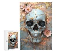 Gothic Skull Wall Art Decor-3 Puzzle 1000 Pièces Educa Jouet en Bois Cadeau Unique Décoration Intérieure Jeu Éducatif Challenge Toy Adultes Et Enfants À Partir De 14 Ans 1000 PCS