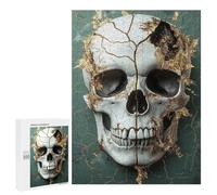 Gothic Skull Wall Decor Puzzle 1000 Pièces Educa Jouet en Bois Cadeau Unique Décoration Intérieure Jeu Éducatif Challenge Toy Adultes Et Enfants À Partir De 14 Ans 500 PCS