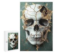 Gothic Skull Wall Decor Puzzle 1000 Pièces Educa Jouet en Bois Cadeau Unique Décoration Intérieure Jeu Éducatif Challenge Toy Adultes Et Enfants À Partir De 14 Ans 1000 PCS