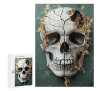 Gothic Skull Wall Decor Puzzle 300 Pièces Educa Jouet en Bois Cadeau Unique Décoration Intérieure Jeu Éducatif Challenge Toy Adultes Et Enfants À Partir De 14 Ans 300 PCS