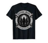 Gothic Soul, Mystère éternel, Goth Dark T-Shirt Graphique avec Valeur