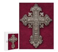 Gothic Wall Cross Decorative Puzzle 1000 Pièces Educa Jouet en Bois Cadeau Unique Décoration Intérieure Jeu Éducatif Challenge Toy Adultes Et Enfants À Partir De 14 Ans 500 PCS
