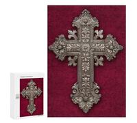 Gothic Wall Cross Decorative Puzzle 1000 Pièces Educa Jouet en Bois Cadeau Unique Décoration Intérieure Jeu Éducatif Challenge Toy Adultes Et Enfants À Partir De 14 Ans 300 PCS