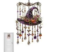 Gothic Wind Chimes for Outside - 2D Acrylic Crystal Bell Decoration