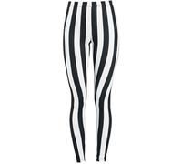 Gothicana by EMP Femme Leggings rayés Noir/Blanc S
