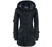 Manteau d'hiver Gothic de Gothicana by EMP - Bloodsucker - S à 5XL - pour Femme - noir L