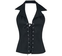 Top Rockabilly de Gothicana by EMP - Dita - S à XXL - pour Femme - noir XL
