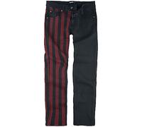 Jean Gothic de Gothicana by EMP - Pete - Jean Bicolore - W29L32 à W34L34 - pour Homme - noir W32L32