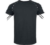 Gothicana by EMP Homme t-Shirt Noir avec Manches spéciales L