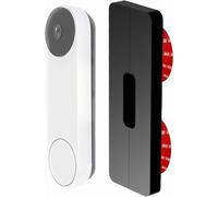 GOTHICANA BY EMP Support Mural Adhésif Universel Slim Compatible Avec Aosu, Arlo, Blink, Eufy, Nest, Netamo, Reolink, Tapo, Wyze, Yale Sonnette Vidéo Avec Ou Sans Fil Sans Perçage Installation Facil