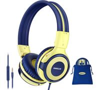 GOTHICANA BY EMP2 Paquet Casque Audio Enfant Avec Limiteur De Volume De 75Db/85Db/94Db, De Partager Musique Microphone Pour Lunni Ordinateurs Portable An Oid Smartphones Pc Ordinateur