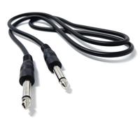 GOTHICANA BY EMP20 M 6,35 Mm 1/4"" Ts Mono Jack Vers Jack Plug Lead Pour Guitare, Amplificateurs, Instruments De Musique, Haut-Parleurs, Câble De Microphone Extrémités Droites, Noir 65 Pieds