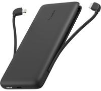 Gothicana By Empbatterie Externe Boostcharge Plus 10k (10,000 Mah Avec Câbles Lightning Et Usb-C Mfi Intégrés, Port De Recharge Usb-C, Noir)