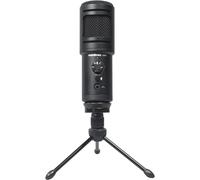 GOTHICANA BY EMPBird Um1 Noir - Microphone Usb Cardioïde À Condensateur Pc Et Mac Pour Broadcast Et Enregistrement Streaming, Podcasting, Conférence, Home Studio Mao, Voix Off