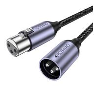 GOTHICANA BY EMPCâble Xlr, Câble Microphone Mâle Vers Femelle, Câble De Microphone Xlr 3 Broches Équilibré Compatible Avec Mixeur De Microphone, Microphone, Studio D'Enregistrement, Behringer (2M)