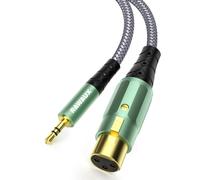 GOTHICANA BY EMPCâble Xlr Câble Symétrique Xlr Mâle Vers Femelle Microphone Cable Audio Compatible Avec Microphone, Hautparleurs, Table De Mixage, Amplificateur(1M)