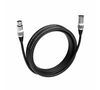 GOTHICANA BY EMPCâble Xlr Symétrique De Qualité Supérieure - 10 M - 1 Pièce - Fiche Xlr 3 Broches Vers Femelle - Câble De Microphone Dmx Pour Enregistrement En Studio Et Production En Direct