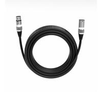 GOTHICANA BY EMPCâble Xlr Symétrique De Qualité Supérieure - 7,5 M - 1 Pièce - Fiche Xlr 3 Broches Vers Prise Femelle - Câble De Microphone Dmx Pour Enregistrement En Studio Et Production En Direct