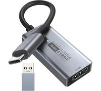 GOTHICANA BY EMPCarte D'Acquisition Vidéo , Carte De Capture 4K Hdmi Vers Usb C 3.0, 1080P Hd 60Fps Live And Record Video Audio Grabber Pour Les Jeux, Le Streaming, L'Enseignement, La Vidéoconférence