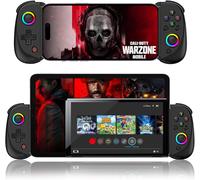 Gothicana By Empcontrôleur De Jeu Mobile Pour Ipad/Tablette[Dans Les 5-10""] Wireless Gamepad Pour Ios/Android/Pc/Switch/Ps4, Avec Joystick À Effet Hall Rgb/Turbo/6-Axes Gyro/Support Streaming/Cloud G