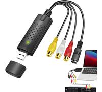 Gothicana By Empconvertisseur Audio/Vidéo Usb 2.0 Usb 2.0 Audio Vidéo Grabber Convertisseur De Capture Vidéo Analogique Numérique Usb Vidéo Grabber Convertisseur Audio Vidéo Pour Vhs/Vcr/Tv Vers Dvd